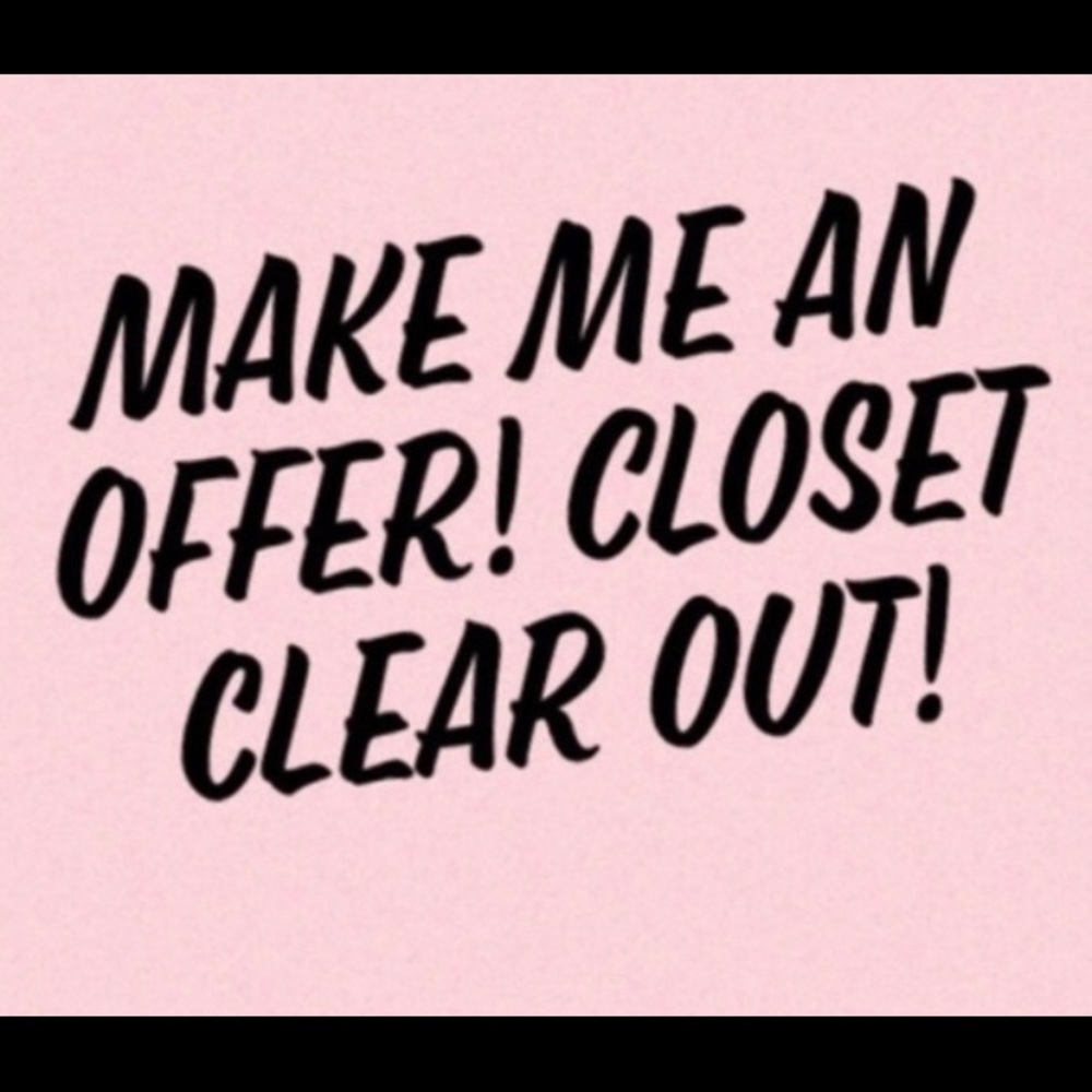 CLOSET CLEANOUT!!!
